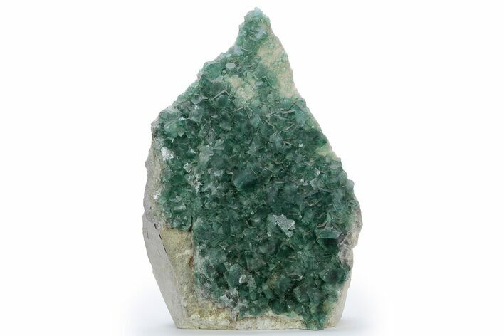 Green, Fluorescent, Cubic Fluorite Crystals - Madagascar #221158
